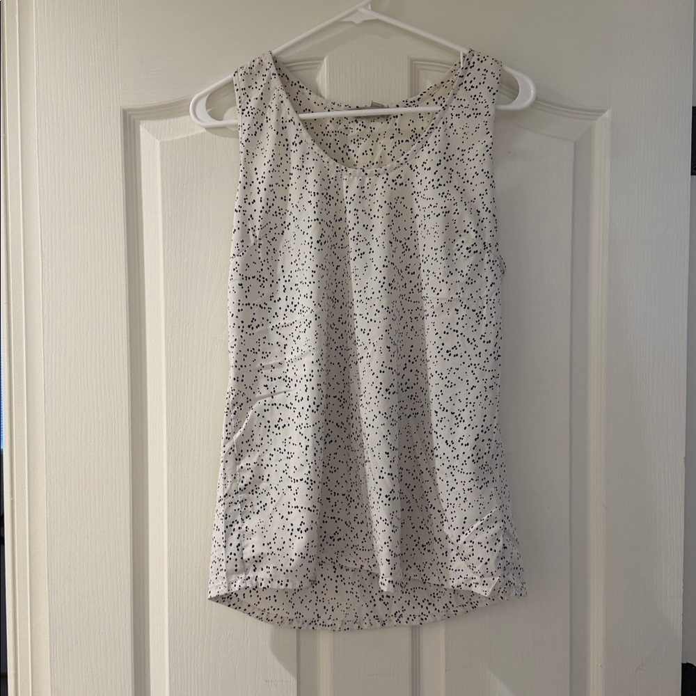 Banana republic blouse dots medium EUC